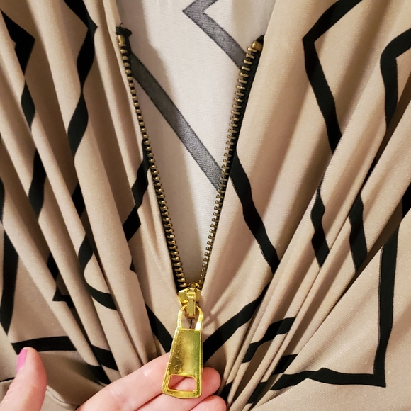 Striped Jumpsuit, Size Medium, By MSK - Picture 6 of 13